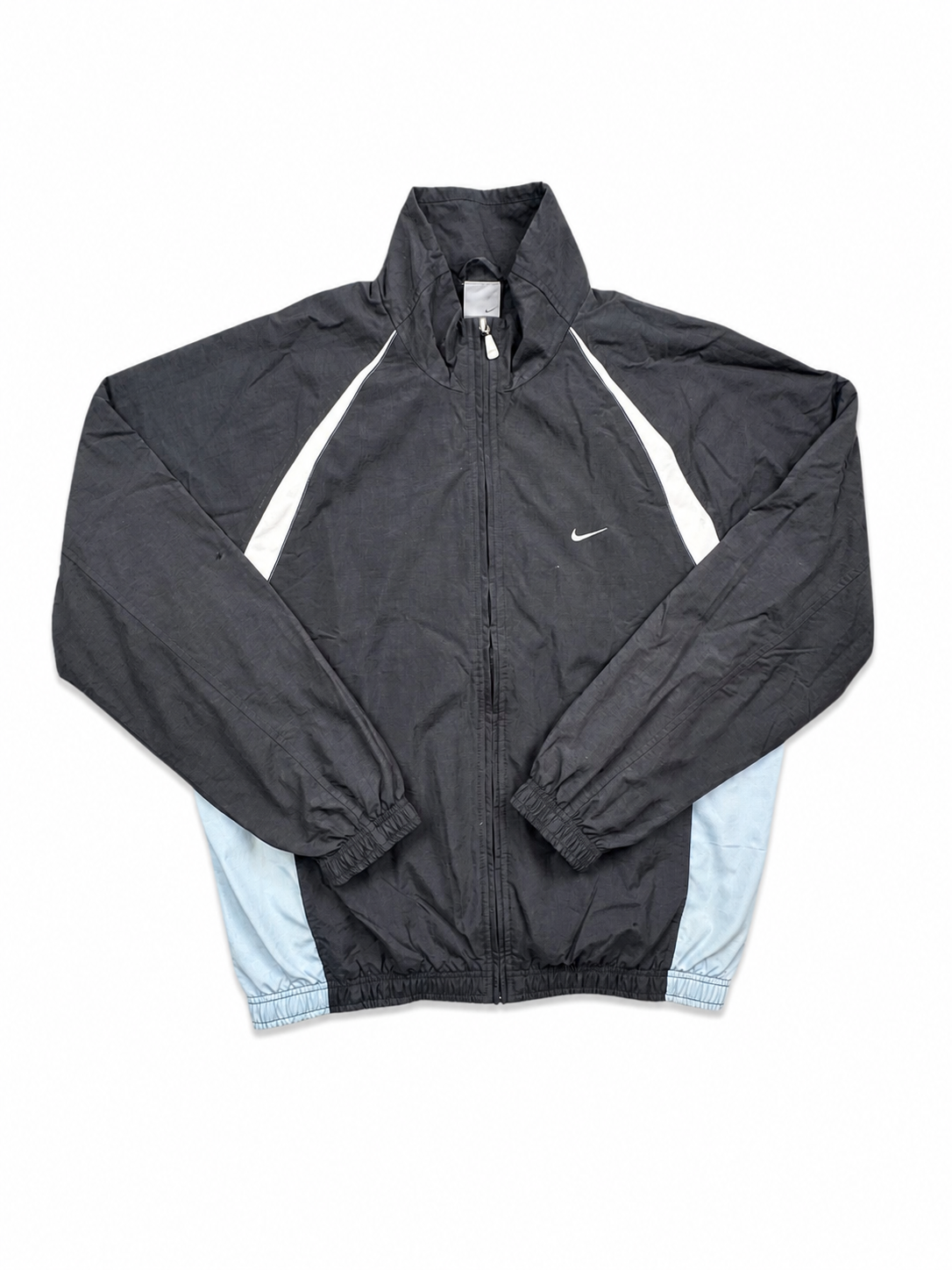 Nike Black/babyblue zip up jacket