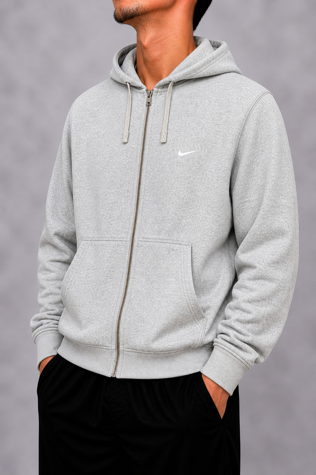 Nike grey zip up jacket