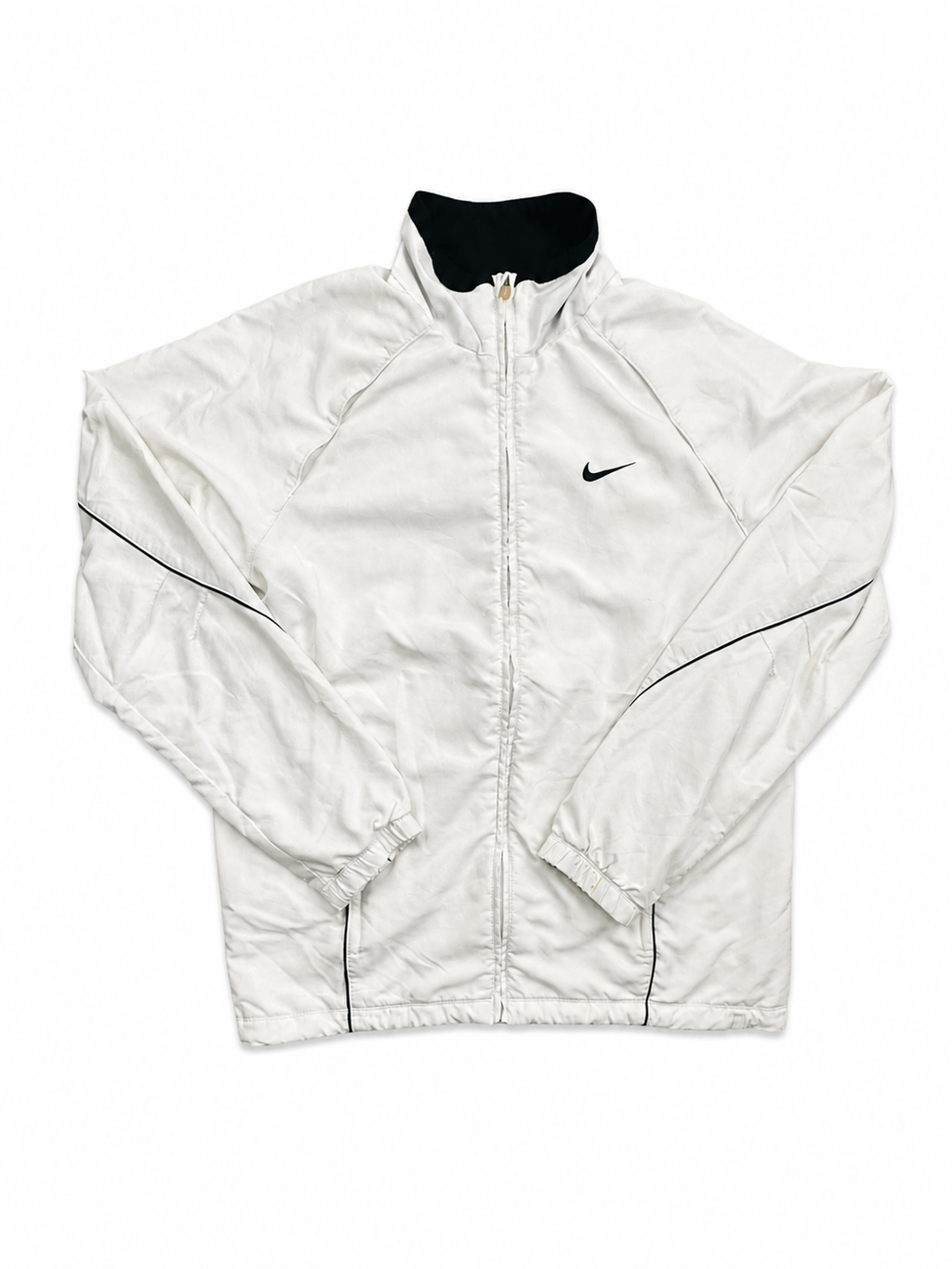 Nike white zip up jacket