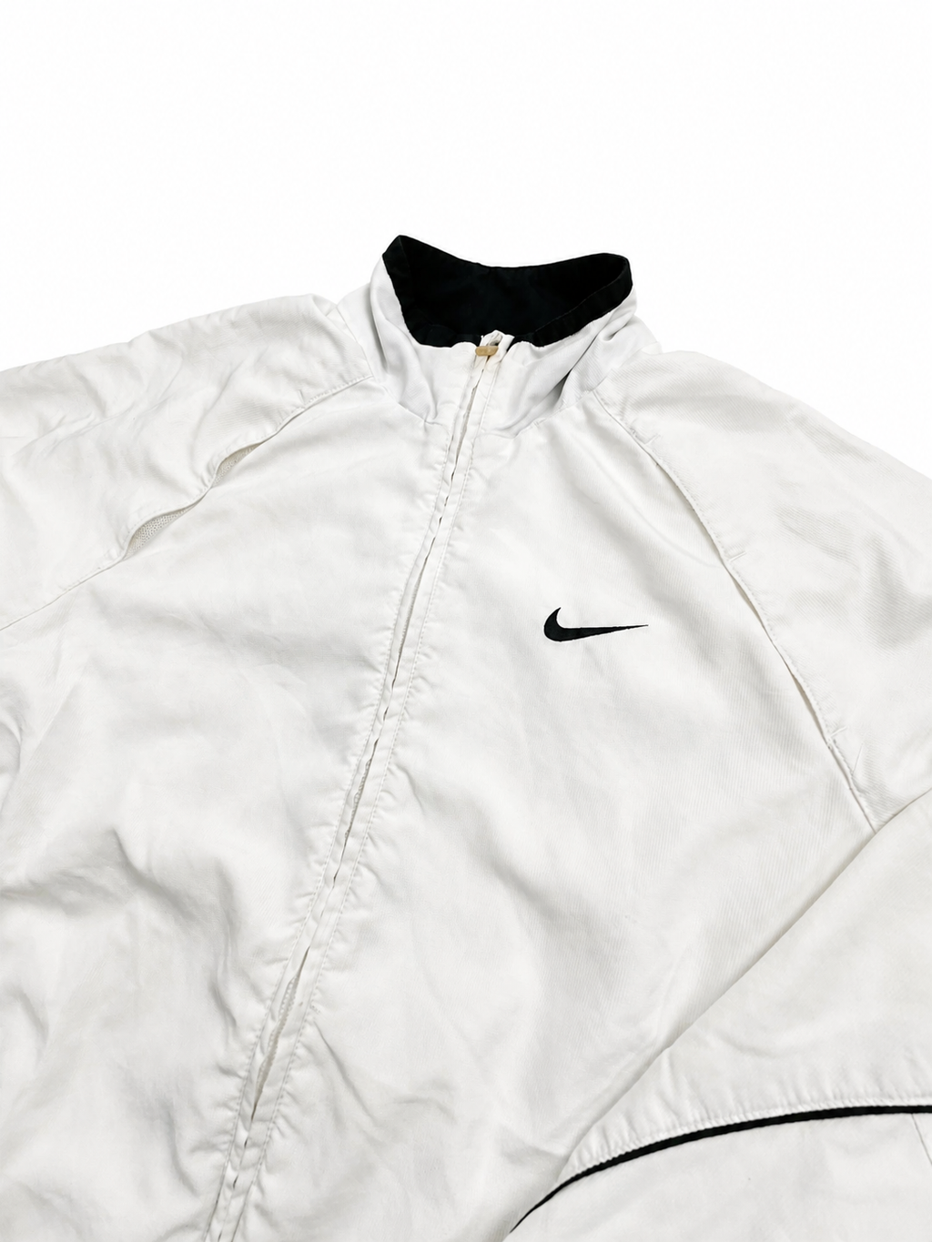 Nike white zip up jacket