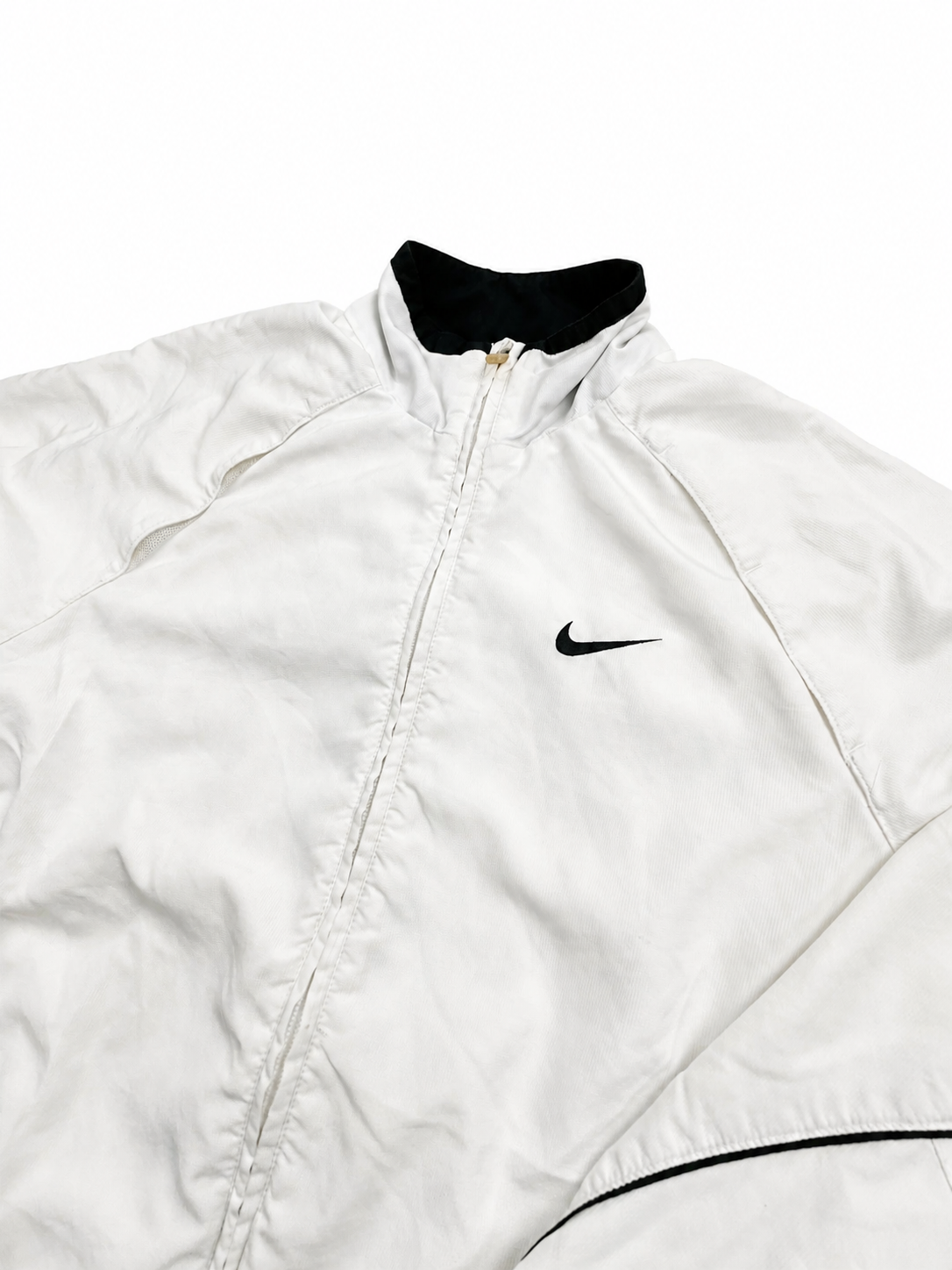 Nike white zip up jacket
