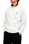 Nike white zip up jacket