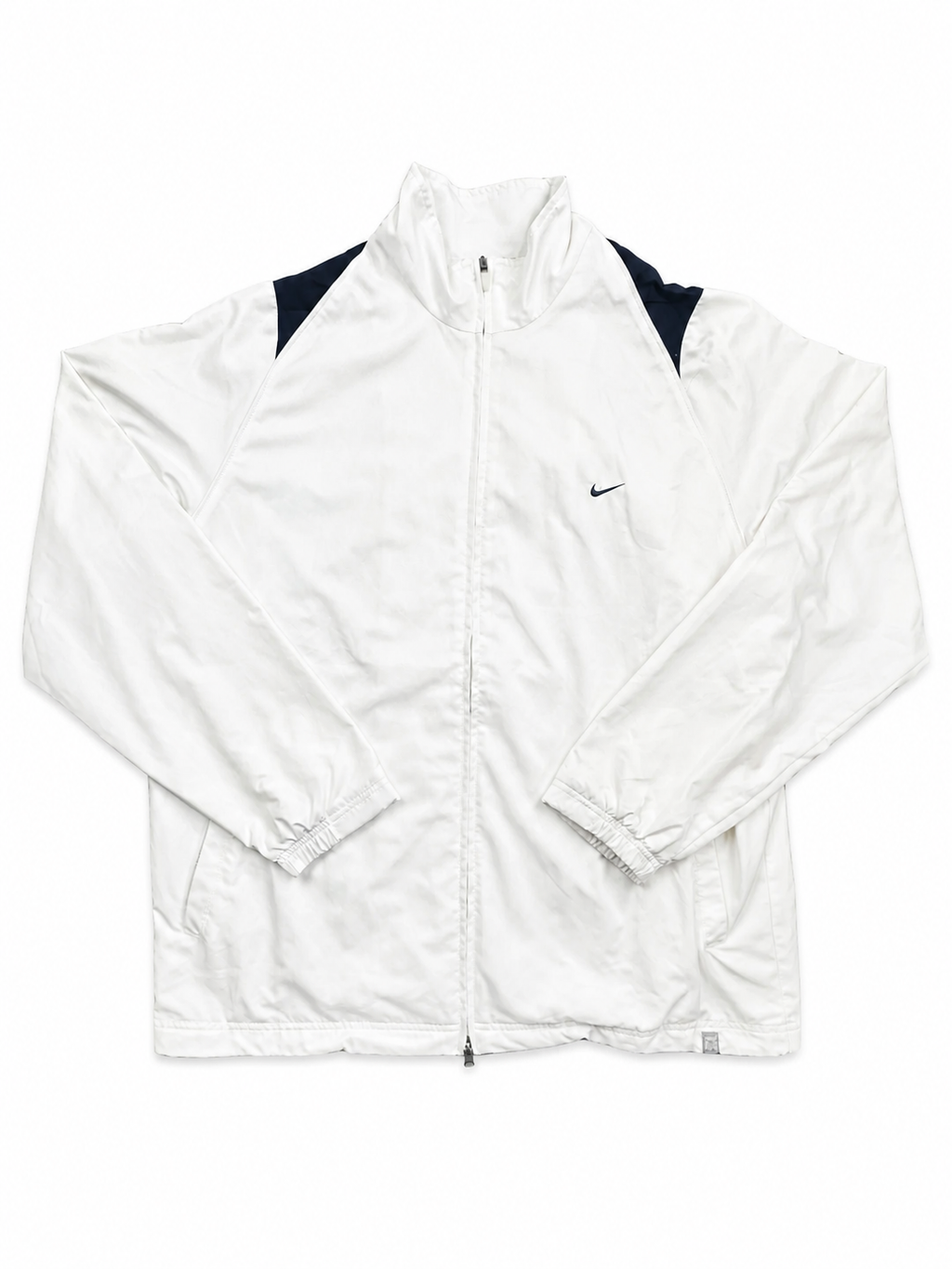 Nike white zip up jacket