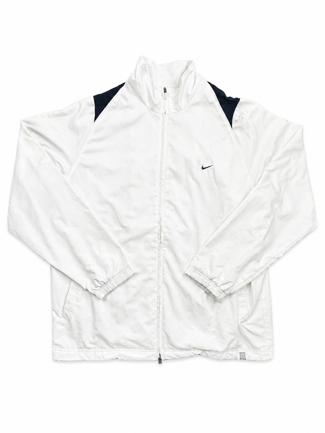 Nike white zip up jacket