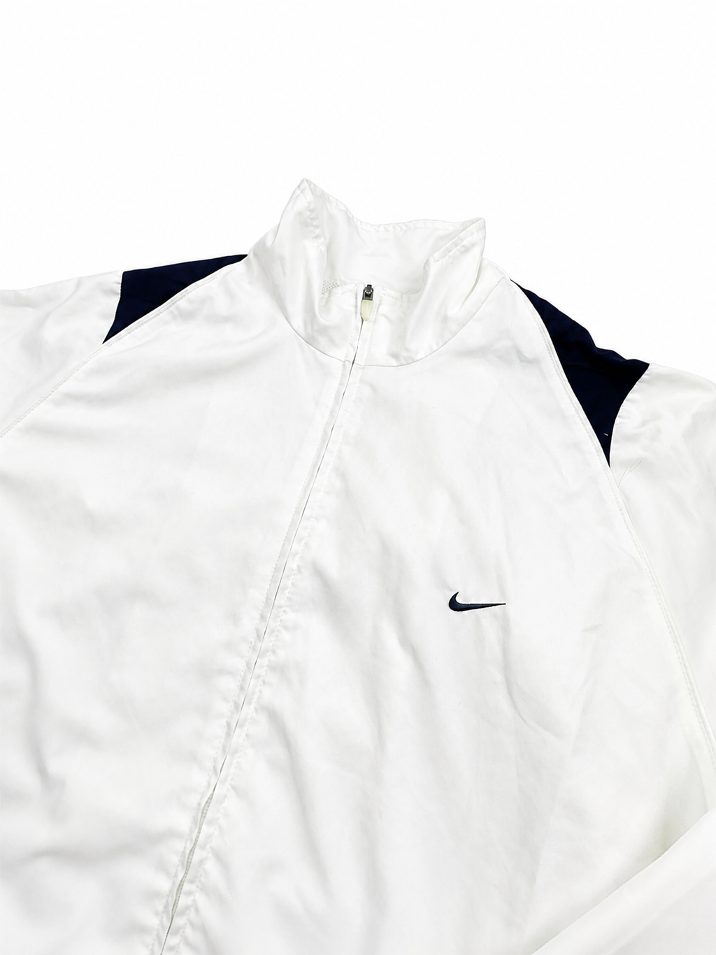 Nike white zip up jacket