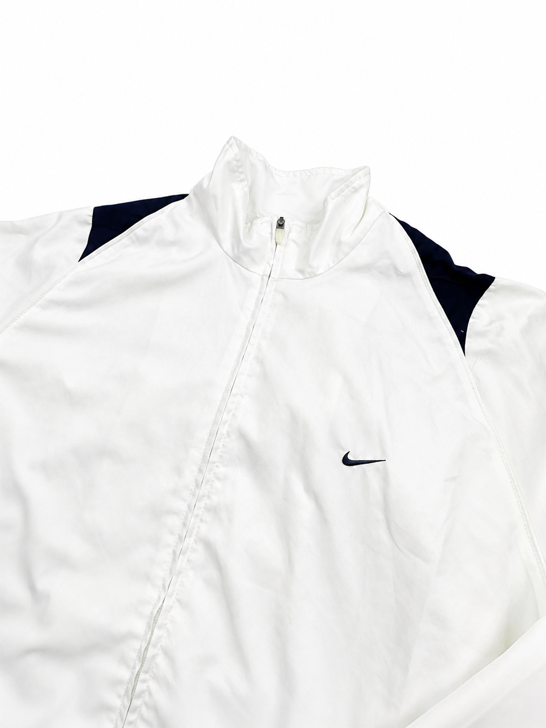 Nike white zip up jacket