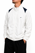 Nike white zip up jacket