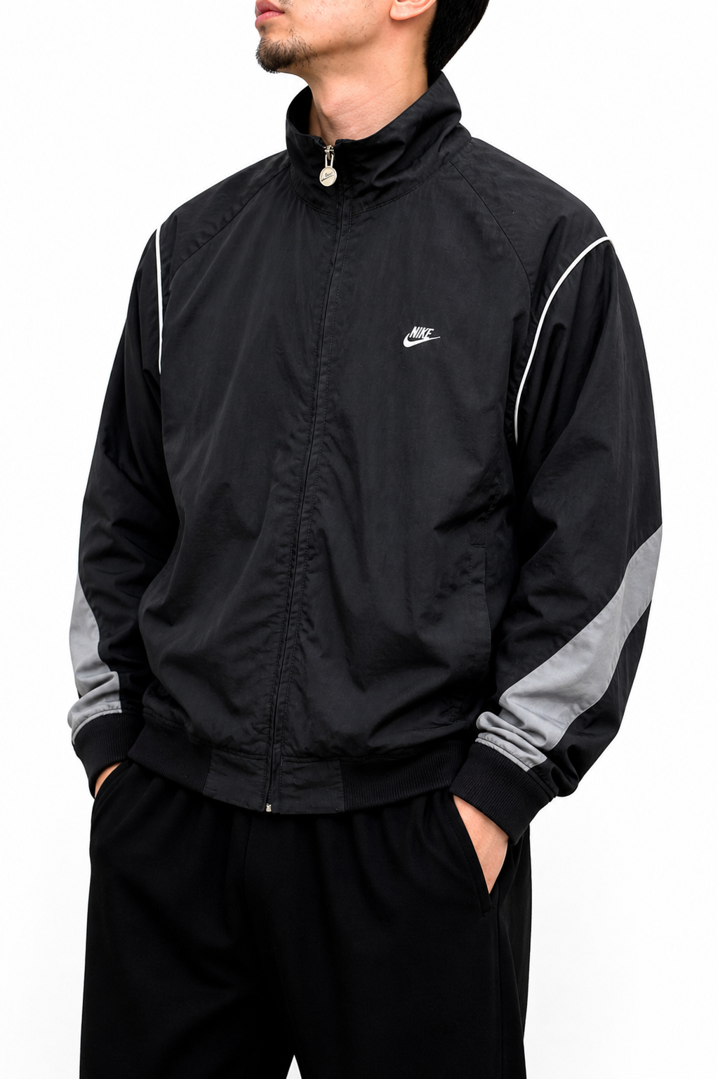 Nike black zip up jacket
