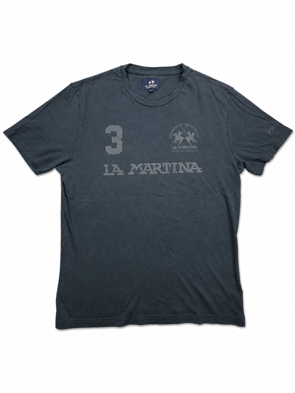 La Martina blue tee