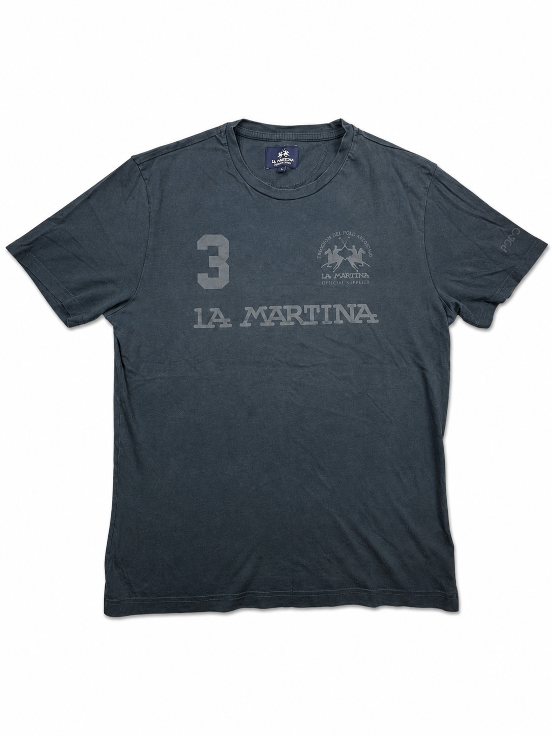 La Martina blue tee
