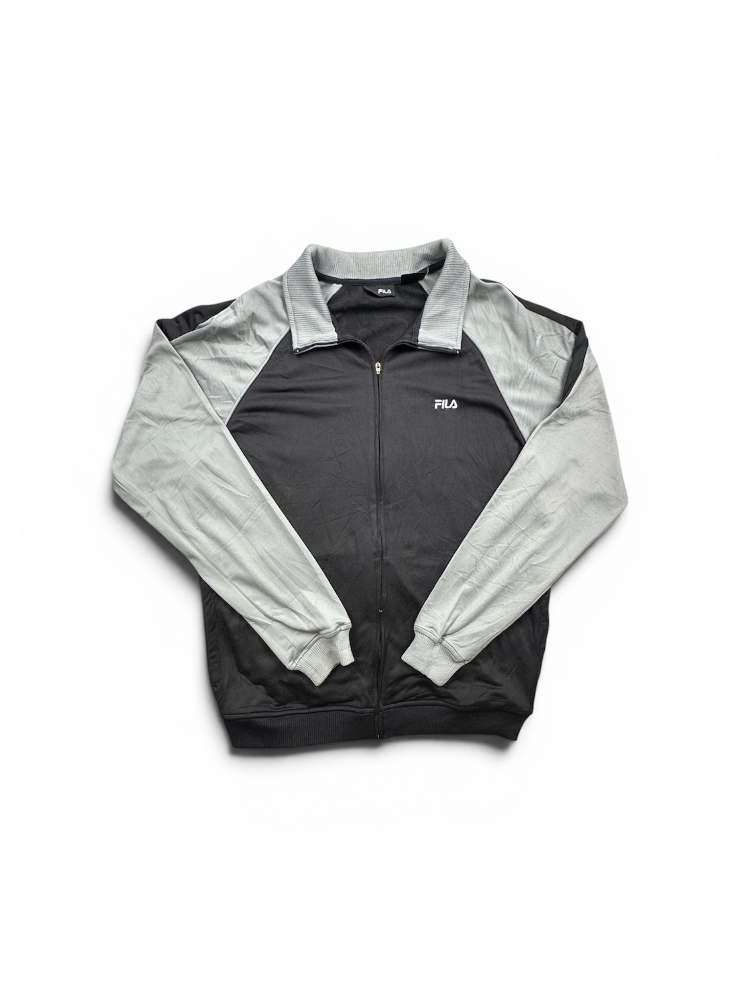 Fila black/grey zip up jacket