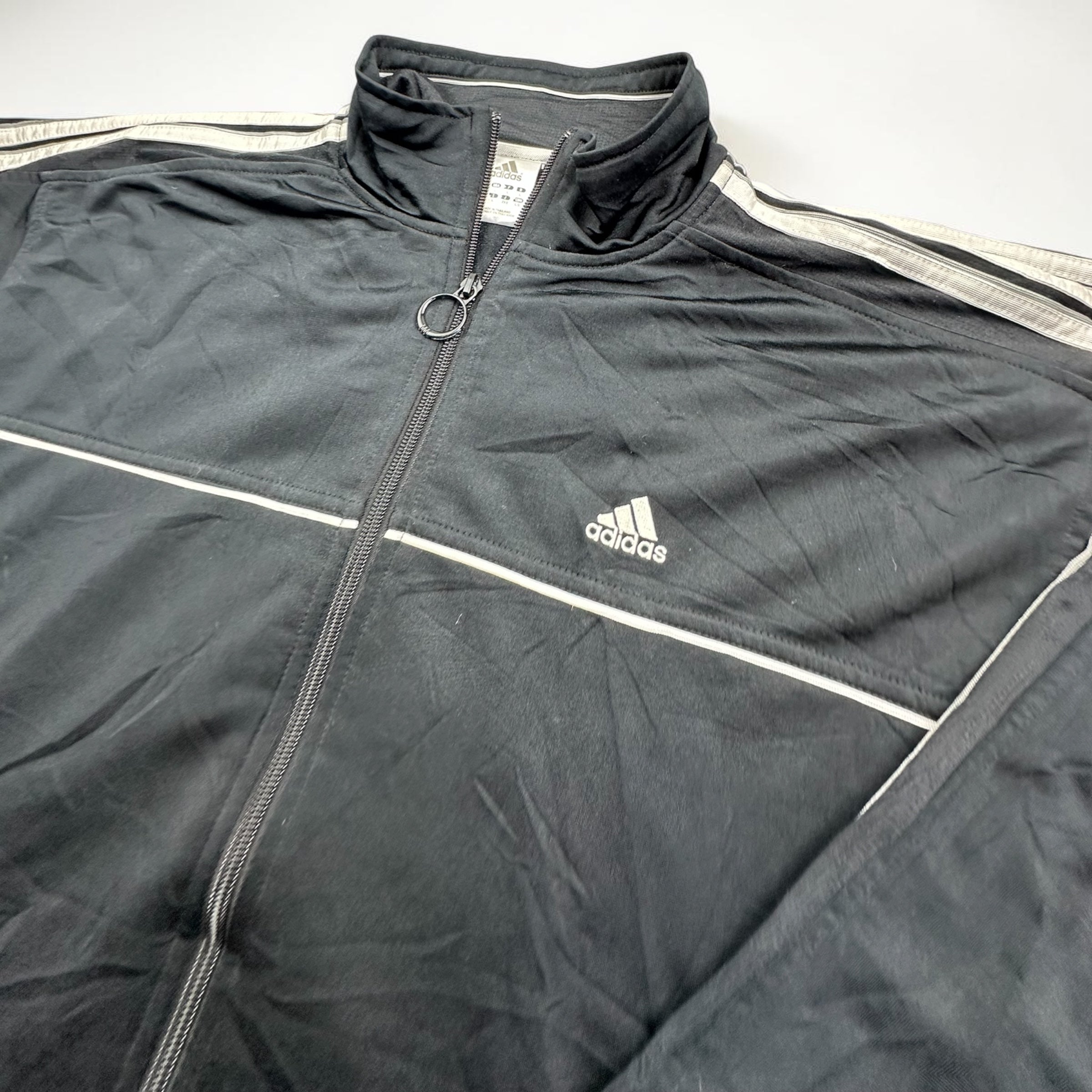 Adidas black zip up jacket