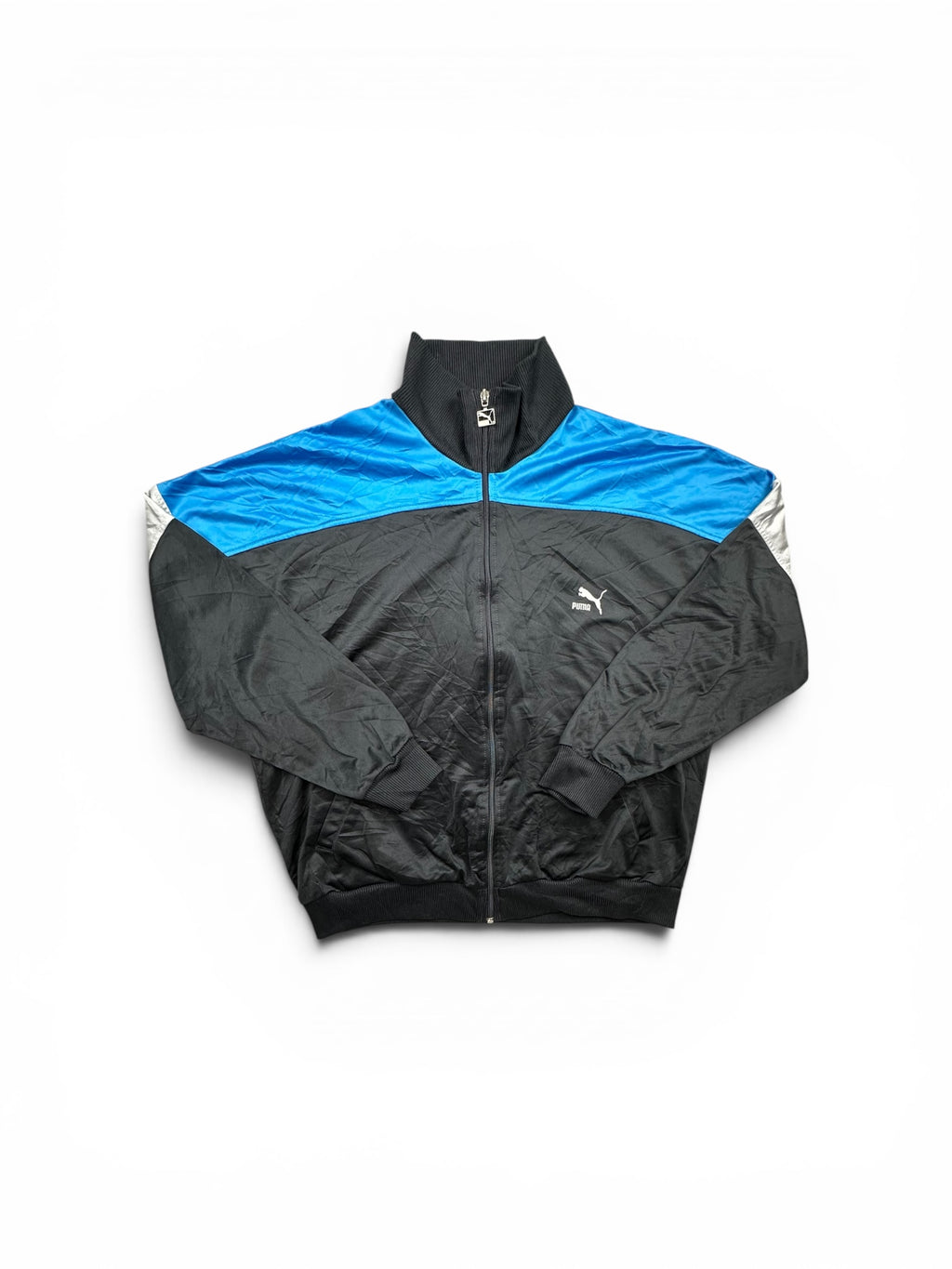 Puma black/blue zip up jacket