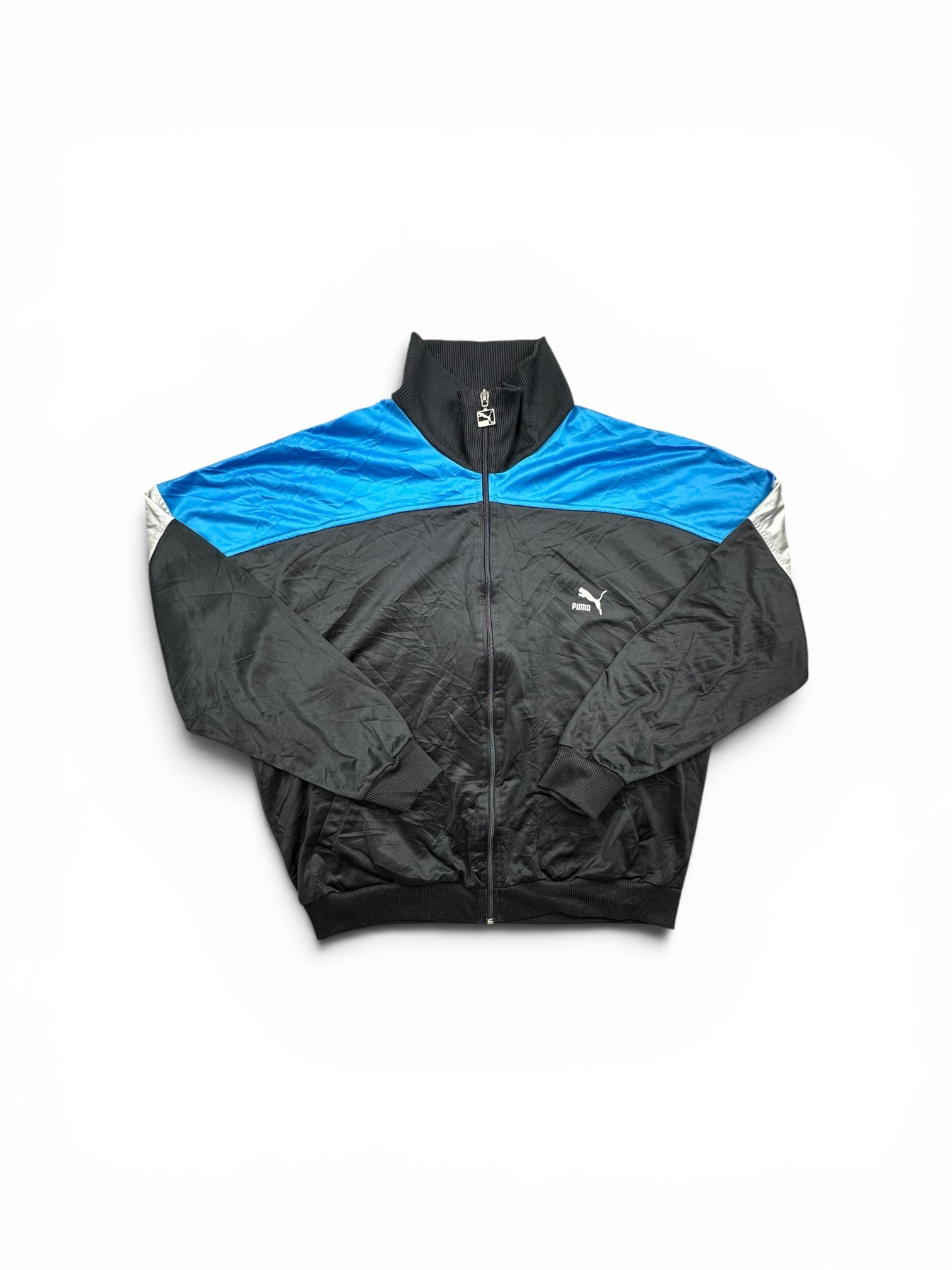 Puma black/blue zip up jacket
