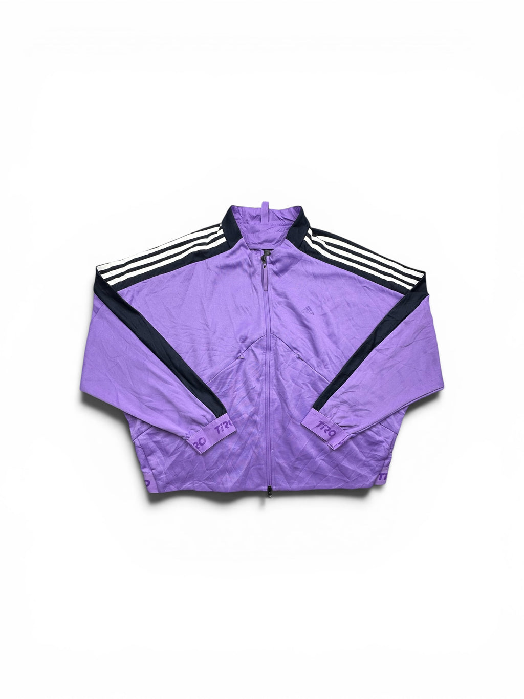 Adidas violett zip up jacket