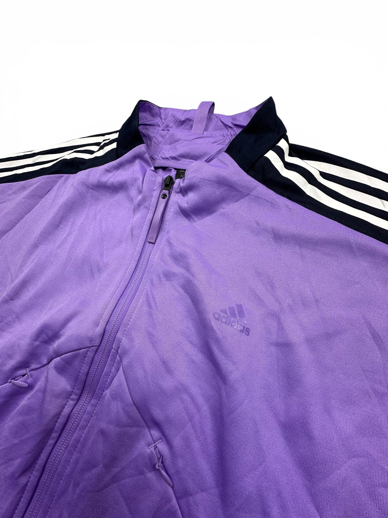 Adidas violett zip up jacket